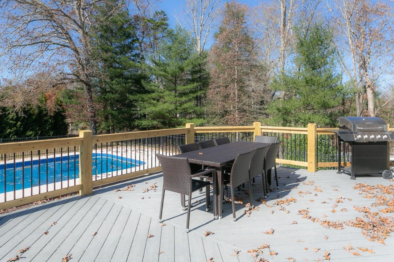 Luxurious House With Pool Near Asheville By Mighty Tree Properties Leicester Luaran gambar